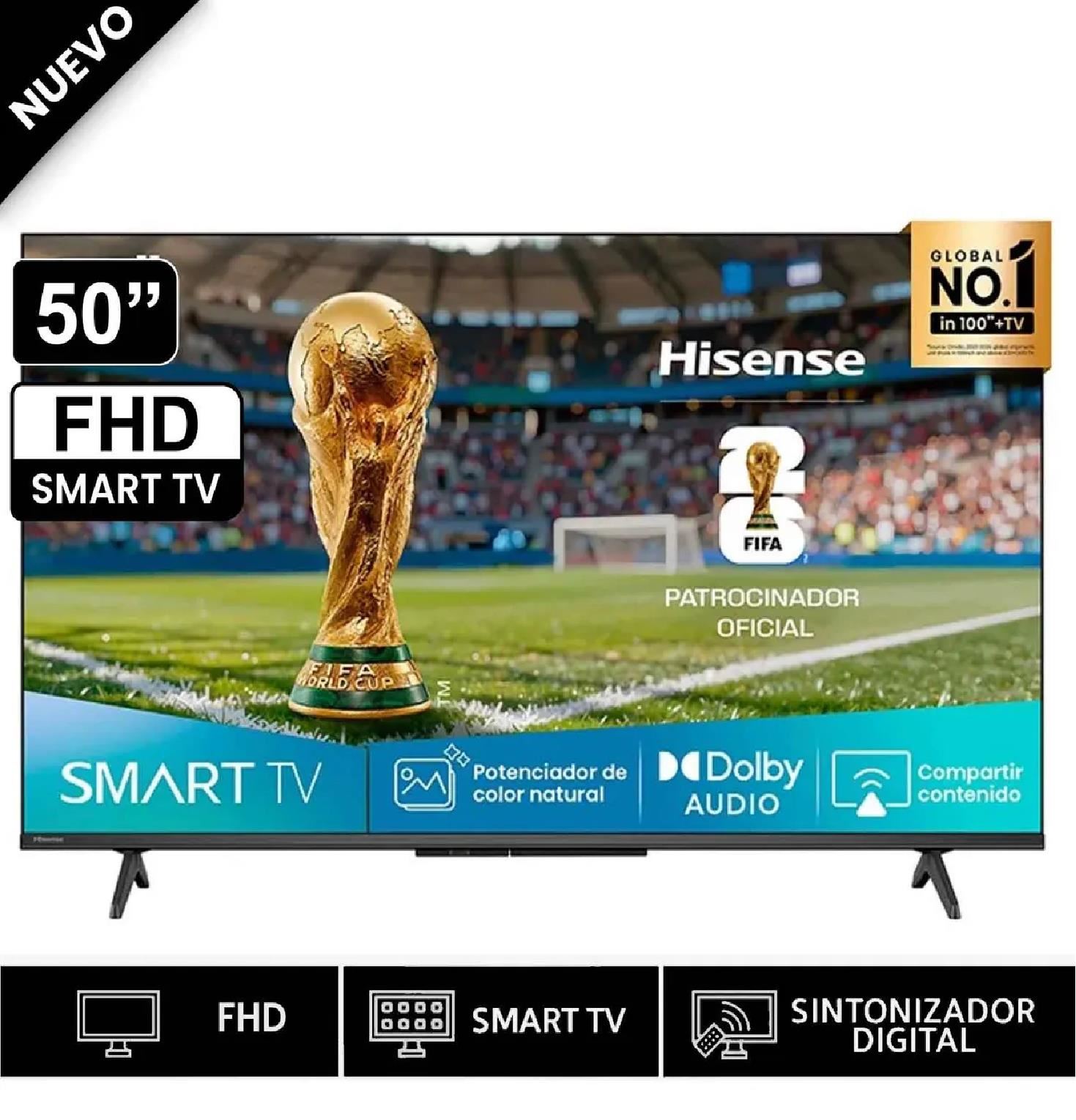 Televisor Hisense 50" FHD Smart TV 50A4NV 2025