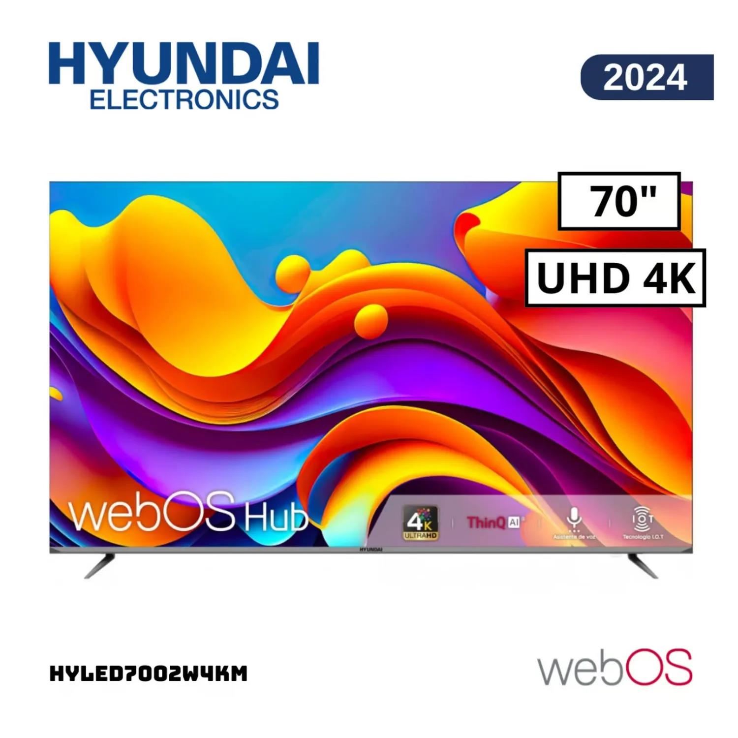 Televisor Hyundai 70" Smart TV WebOS Hub 4K UHD LED HYLED7002W4KM
