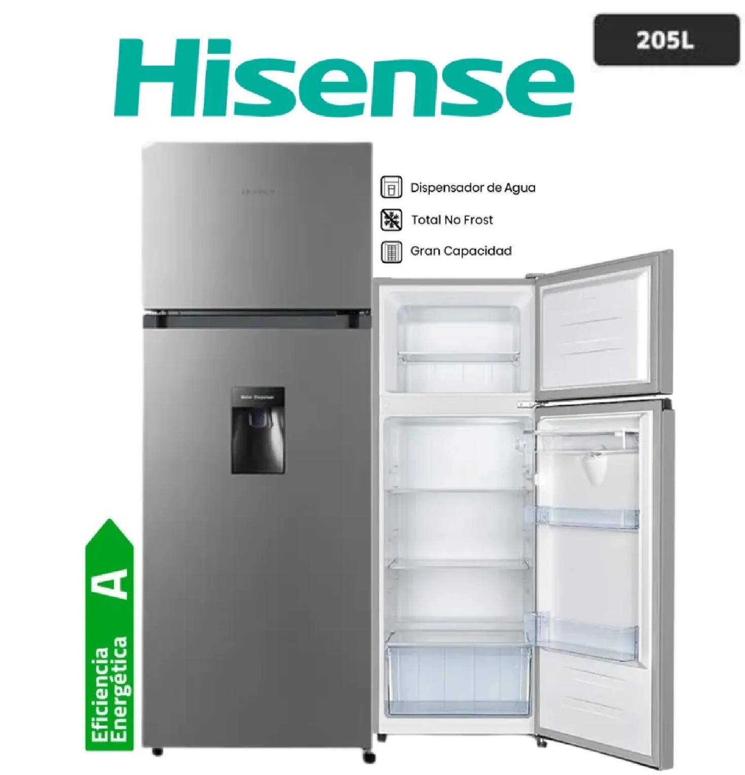 Refrigeradora Hisense RD267H de 205 Litros No Frost Color Gris