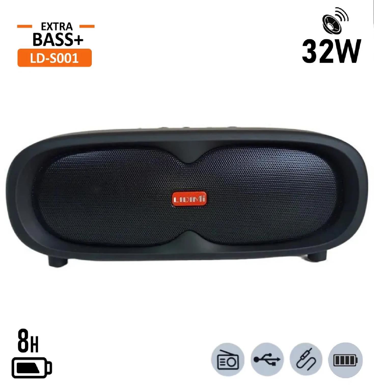 Parlante Lidimi LD-S001 de 40W Bluetooth USB Radio FM