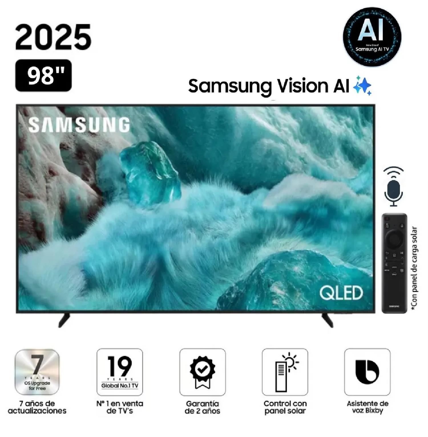 Televisor Samsung QLED 98" Visión AI Smart TV QN98Q7FAAGXPE (Modelo 2025)
