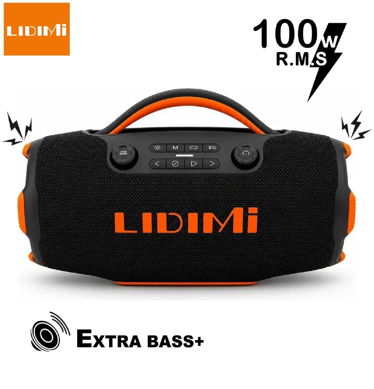 Parlante Bluetooth Lidimi LD-S677 Extra Bass - Negro