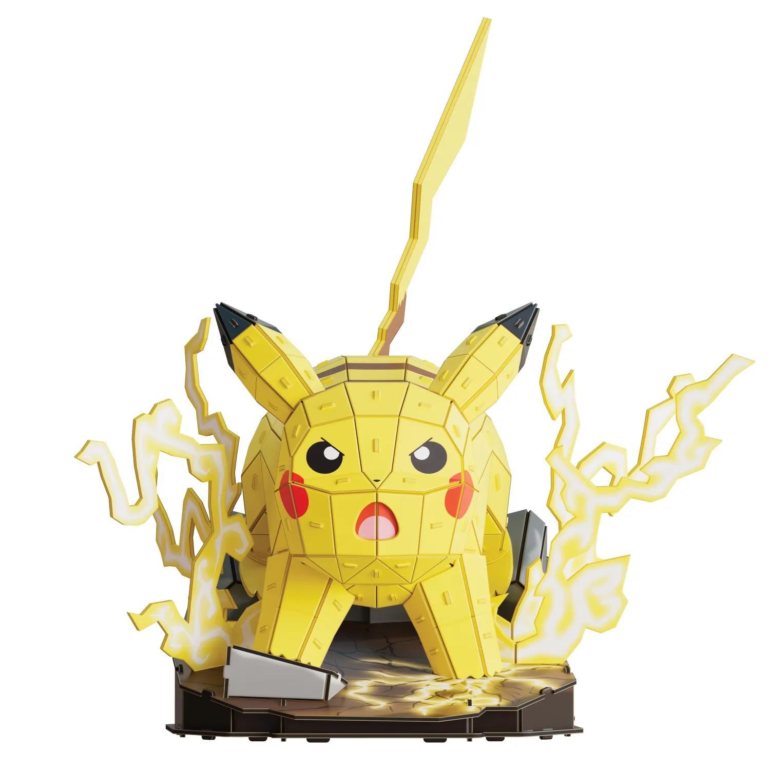 Rompecabezas 4D Pikachu Pokémon Build - 201 Piezas