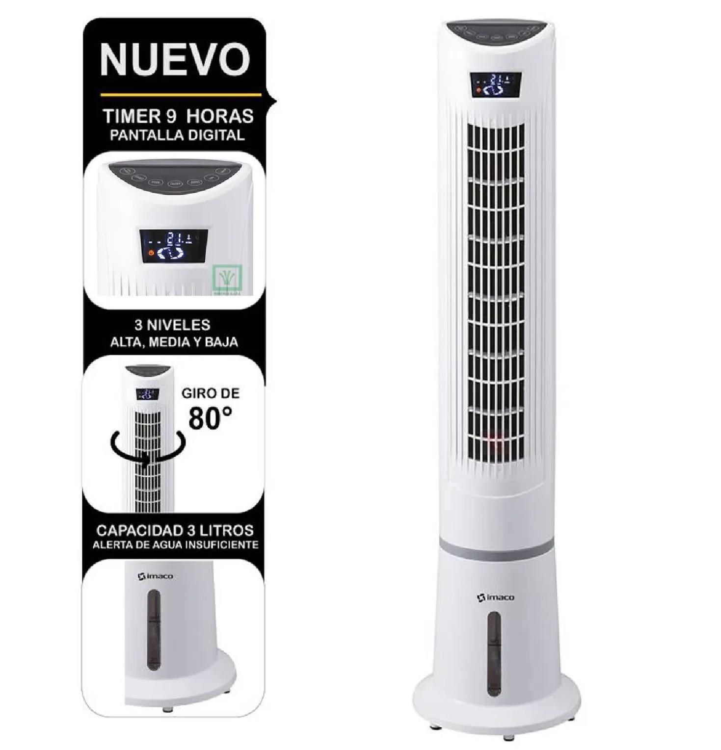 Enfriador de Aire Digital IMACO IYS5535 de 58W - Blanco