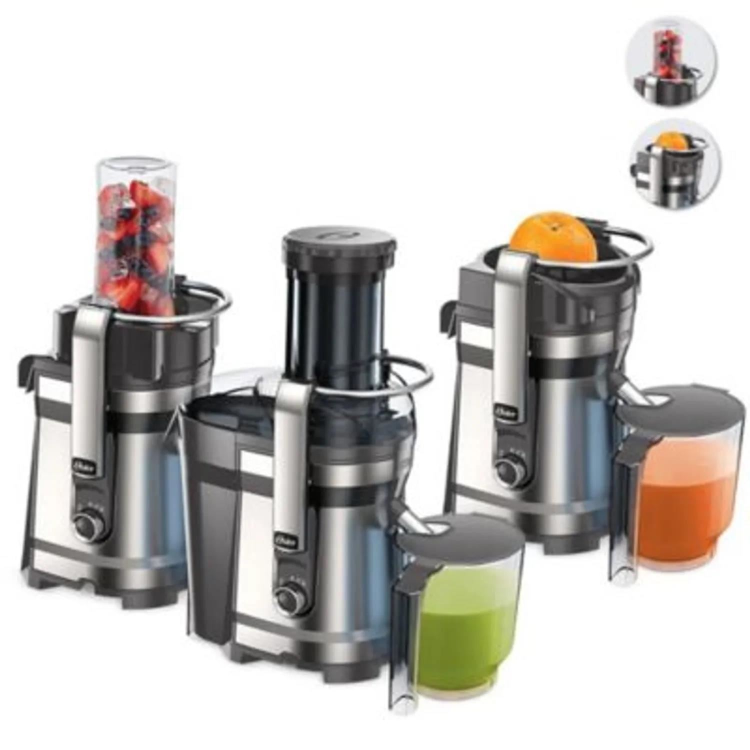 Extractor de Jugos 3 en 1 Oster FPSTJE318C 1000W - Plateado