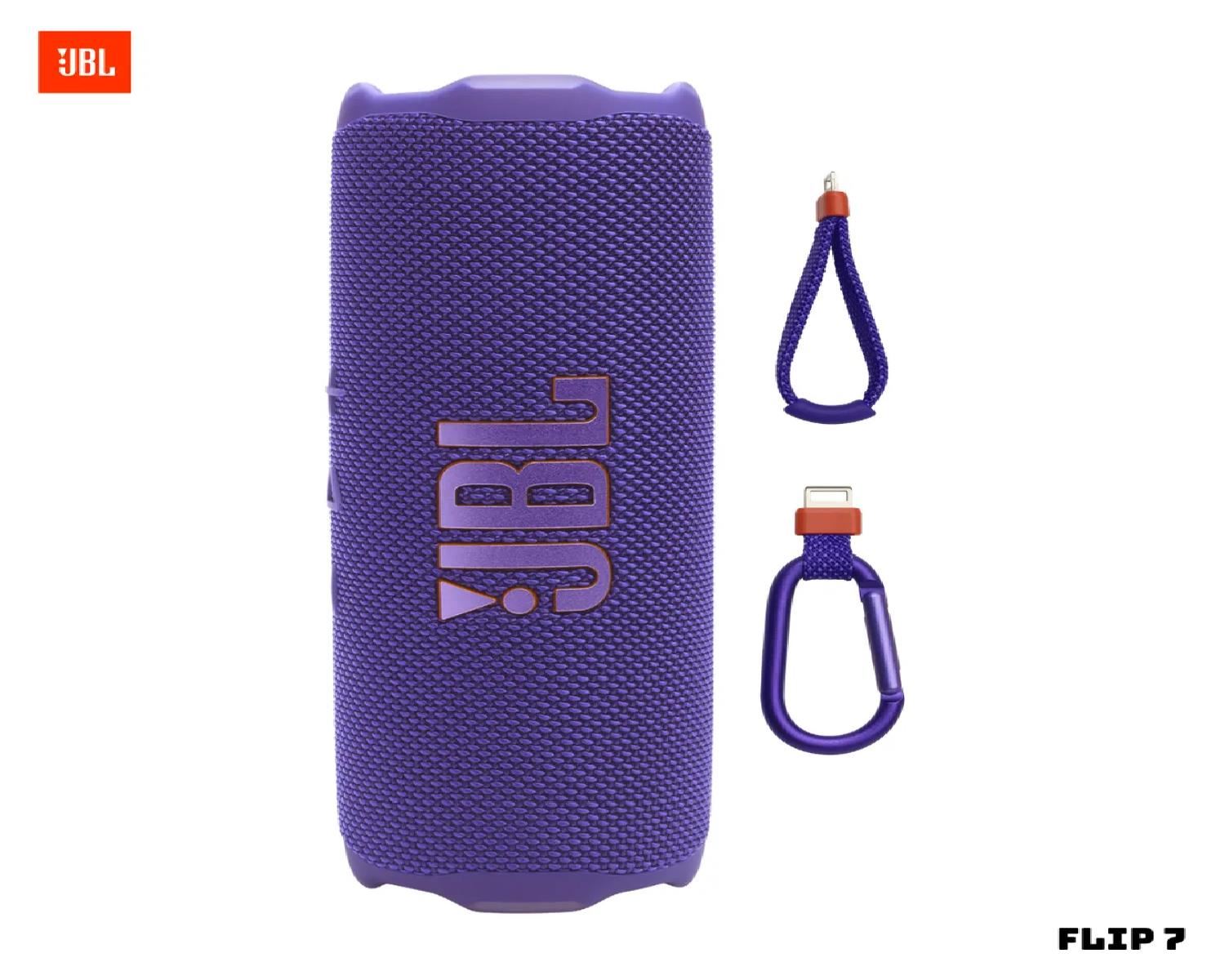 Parlante JBL Flip 7 Bluetooth Extra Bass – Morado