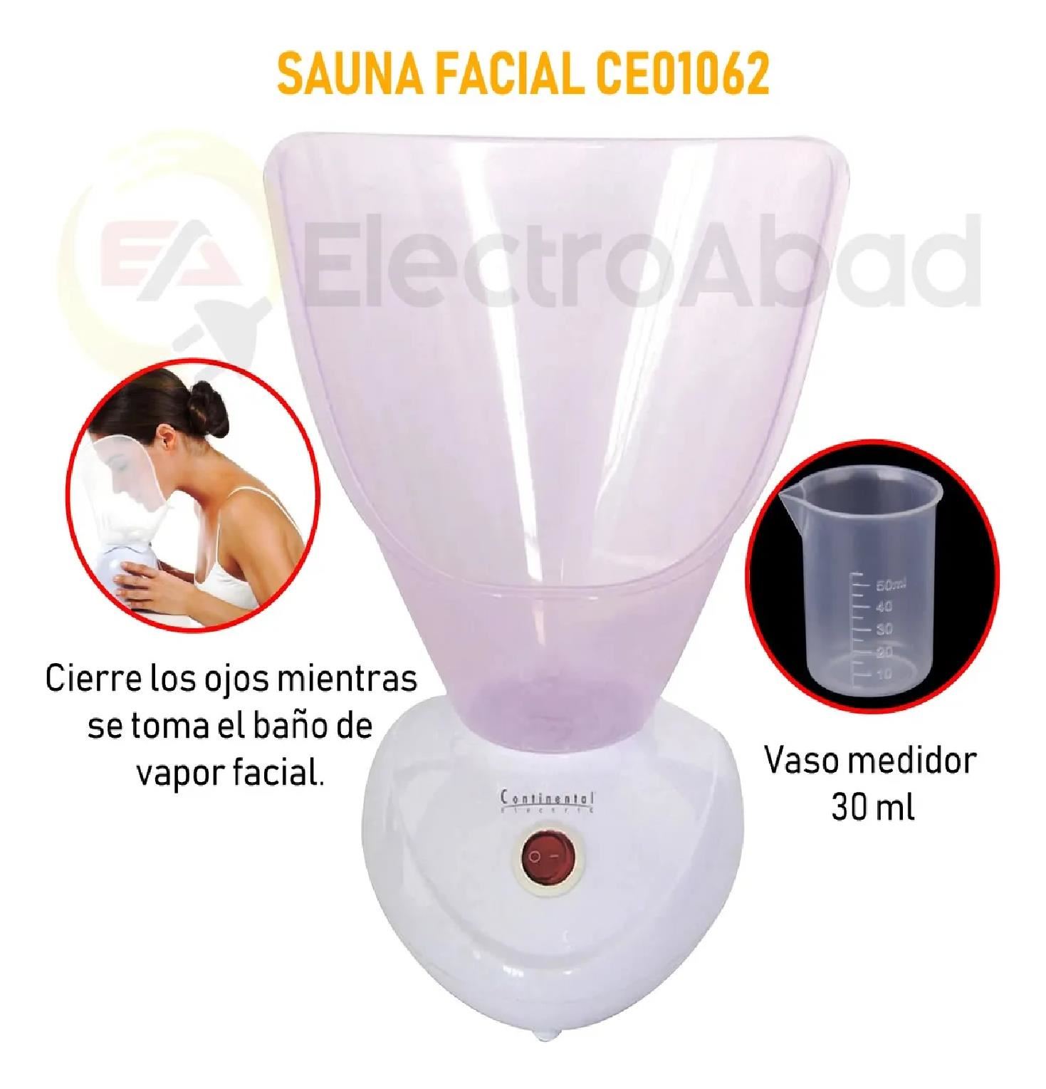 Sauna Facial Continental CE01062 30W - Blanco