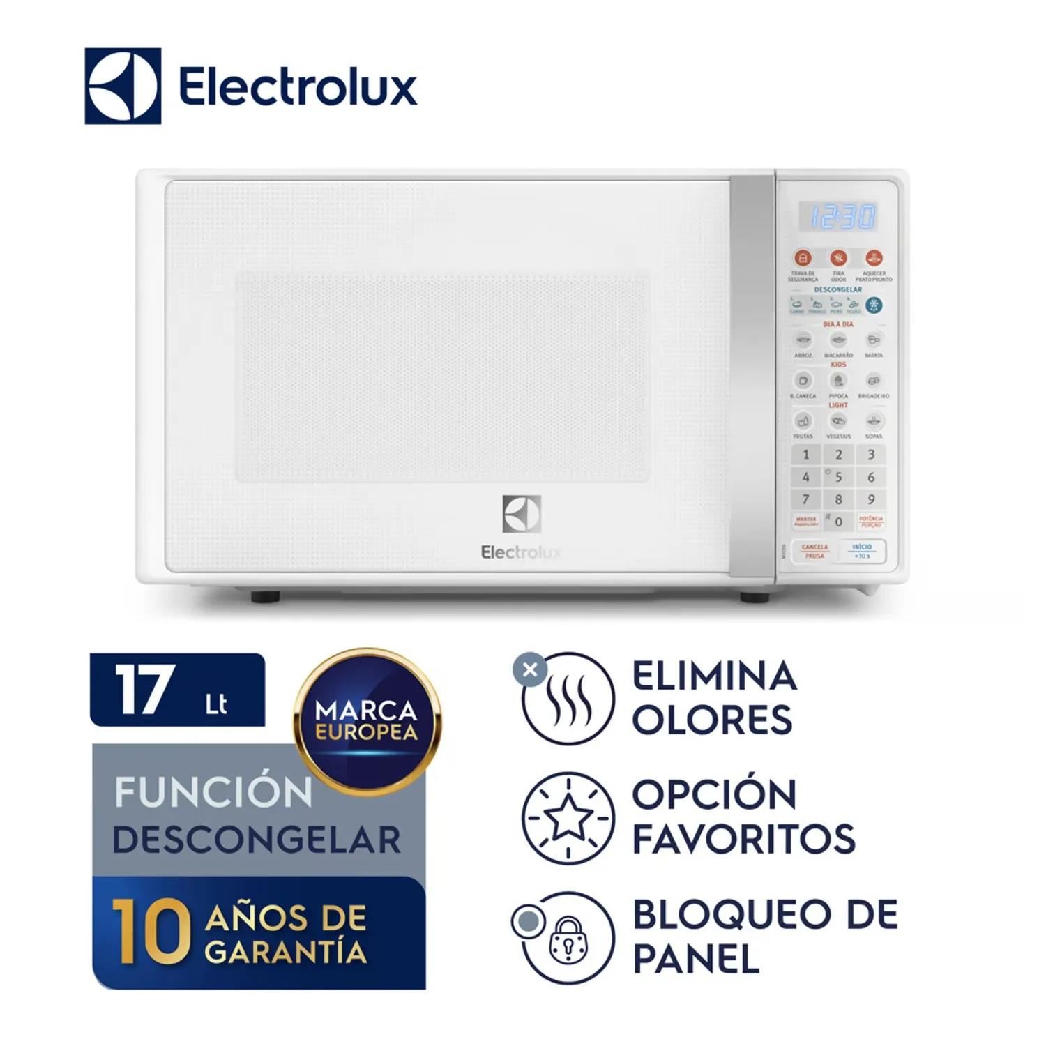 Horno Microondas Electrolux 17L EMDO17S2GSRUW – Blanco