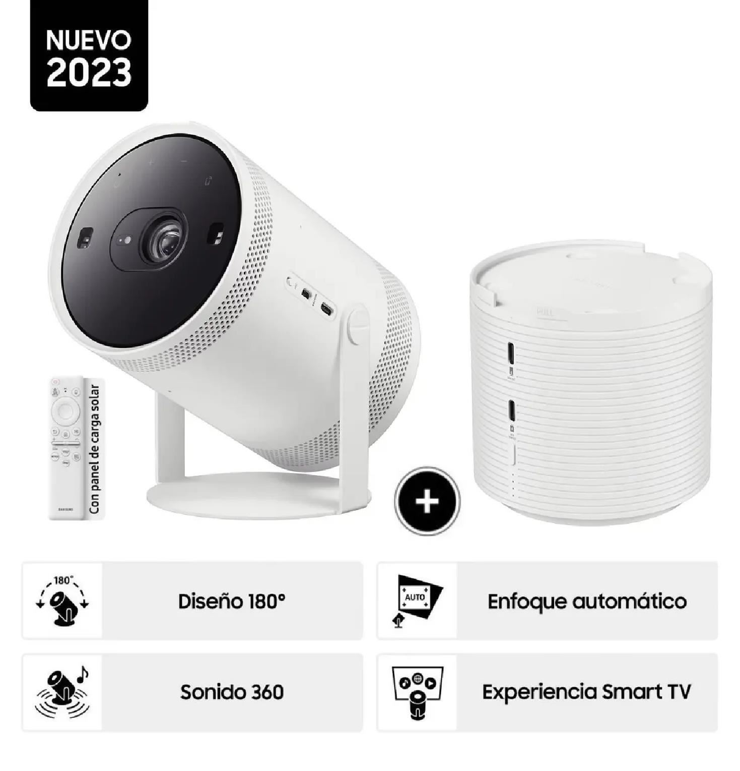 Combo Proyector Samsung The Freestyle 2da Generación Full HD SP-LFF3CLAXXPE + Batería Portable 32000mAh