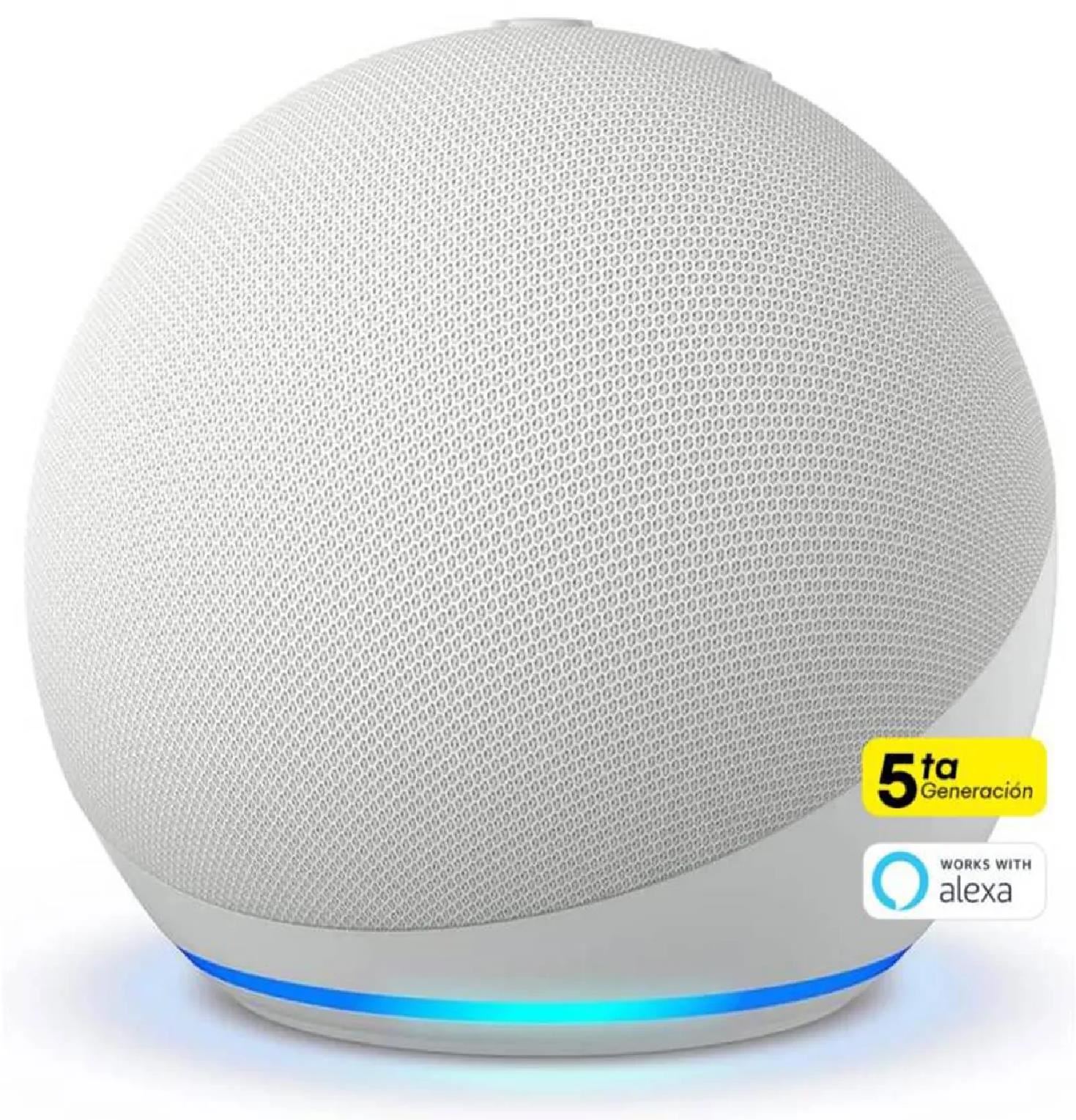 Parlante Inteligente Amazon Echo Dot (5ta generación) con Alexa – Blanco