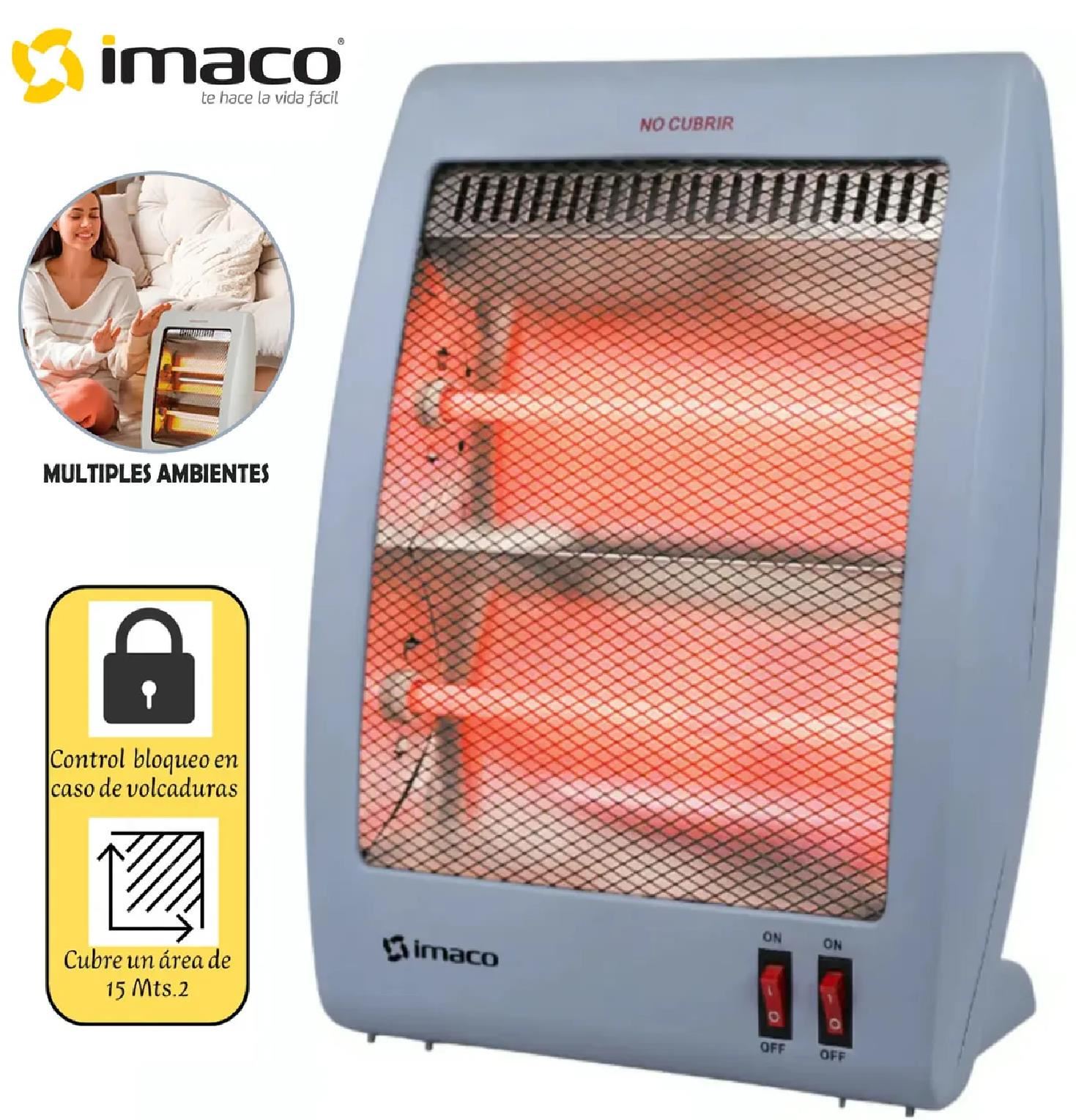 Estufa de Cuarzo QH800 Imaco 800W – Gris