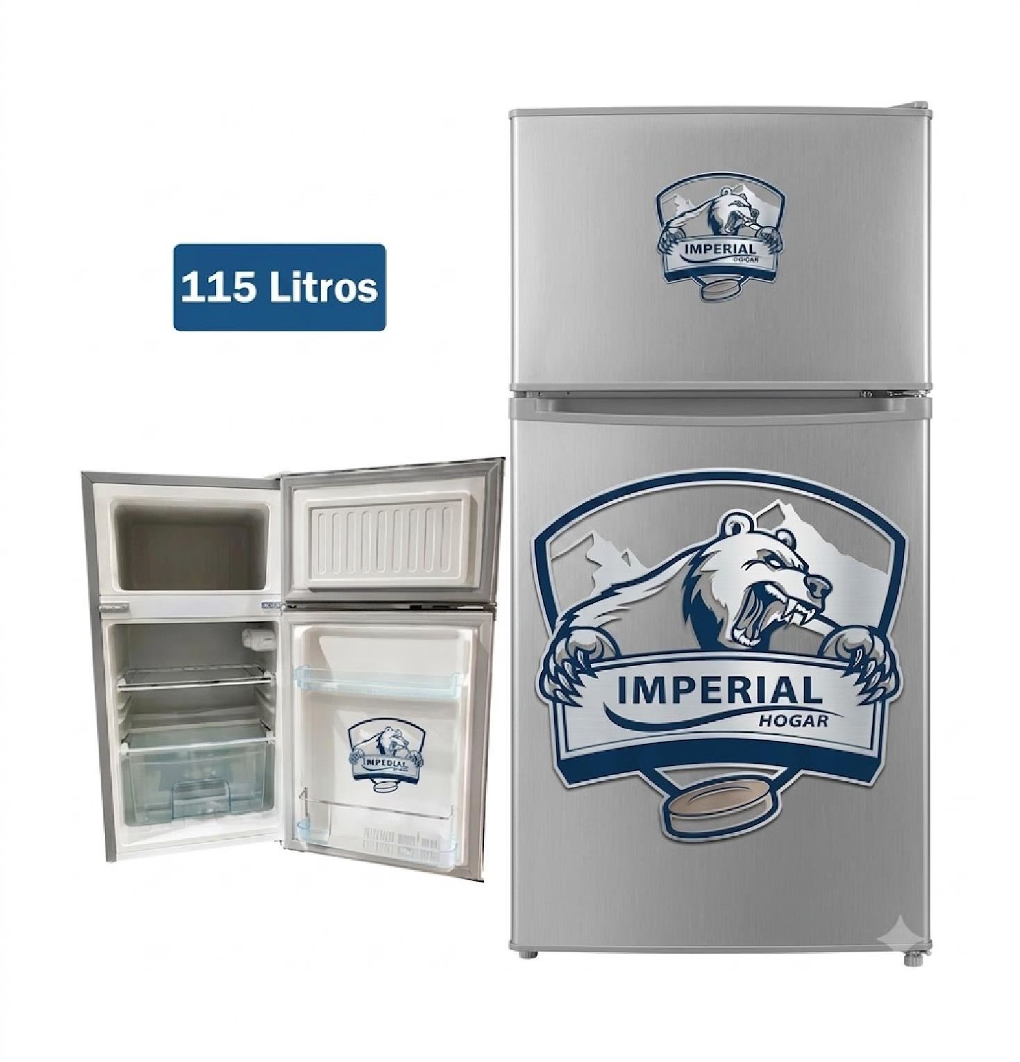 Frigobar Imperial 2 Puertas 115L BCD-115 – Gris