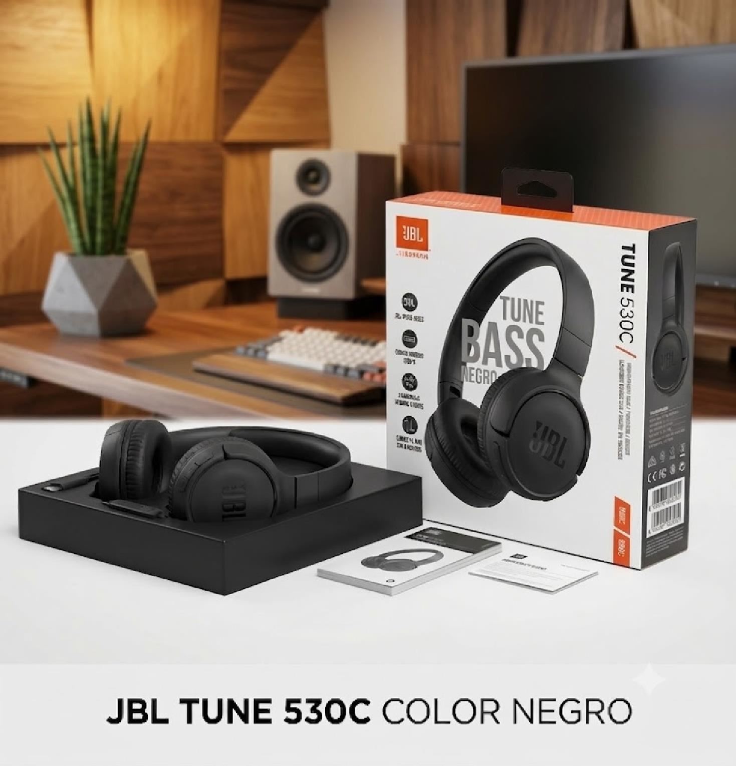 Audífonos JBL Tune 530C USB-C Hi-Res – Negro