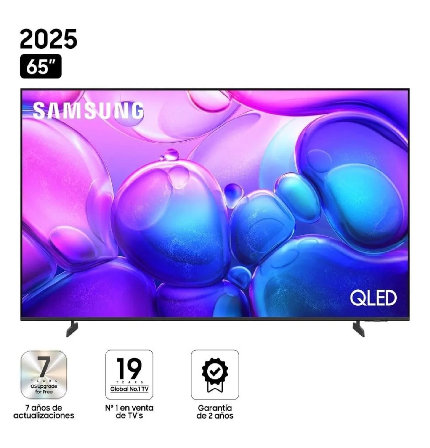 Televisor Samsung QLED 65" UHD 4K Smart TV QN65Q6FAAGXPE Modelo 2025
