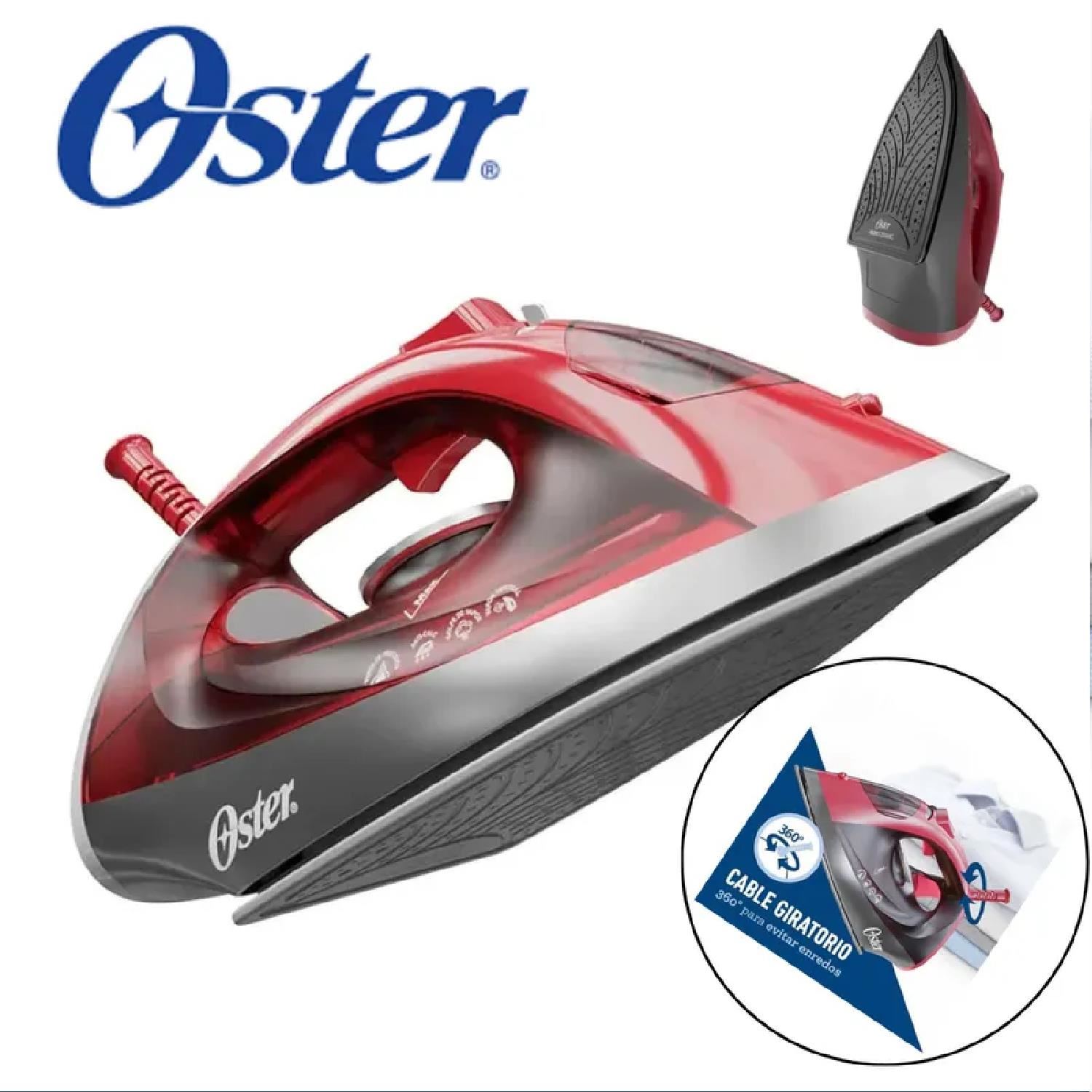 Plancha de Vapor Oster® GCSTBS6051 con Suela de Cerámica - Roja