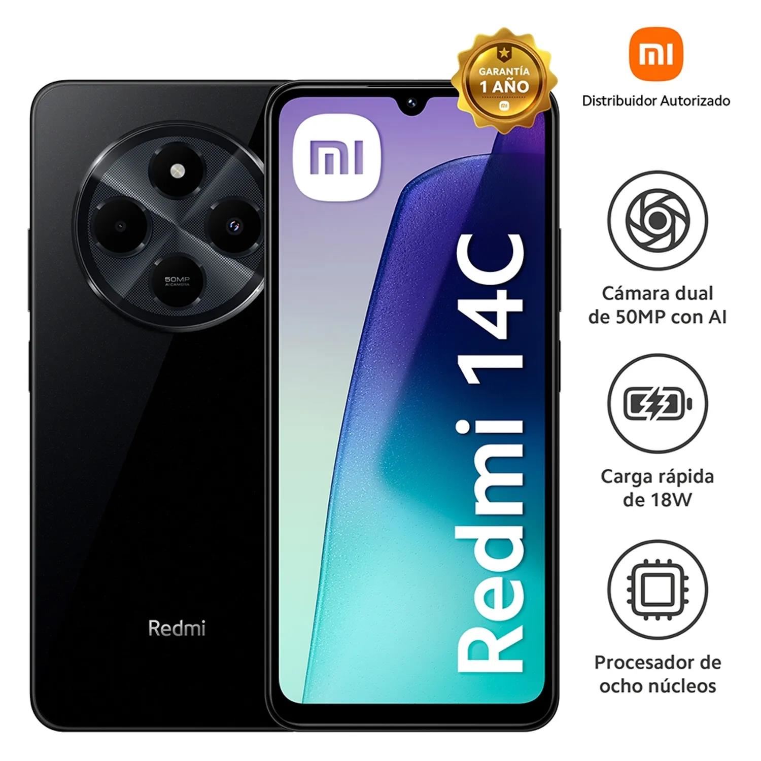 Celular Xiaomi Redmi 14C 4(8) GB 256GB - Black