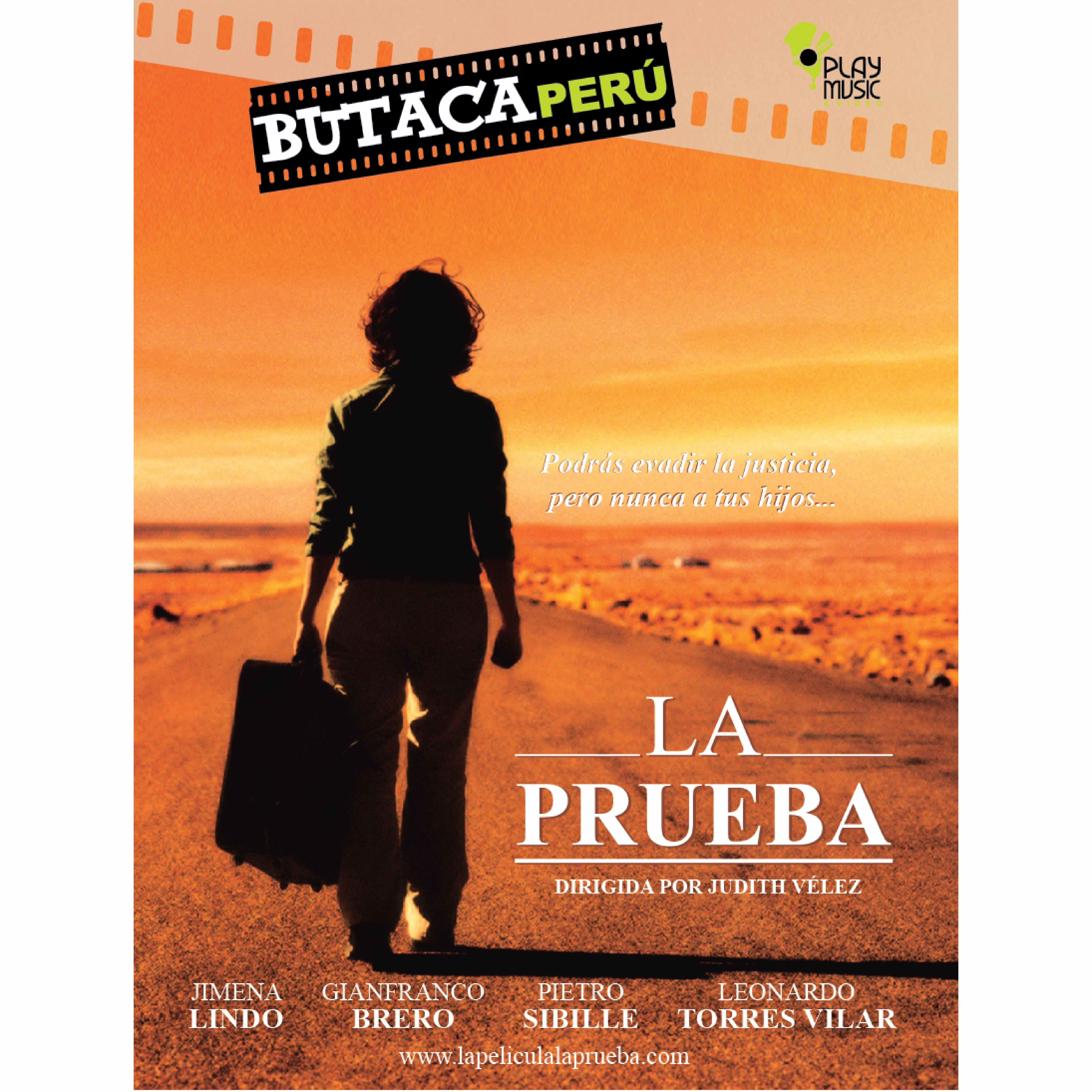 DVD LA PRUEBA PELICULA PERUANA BUTACA PERÚ