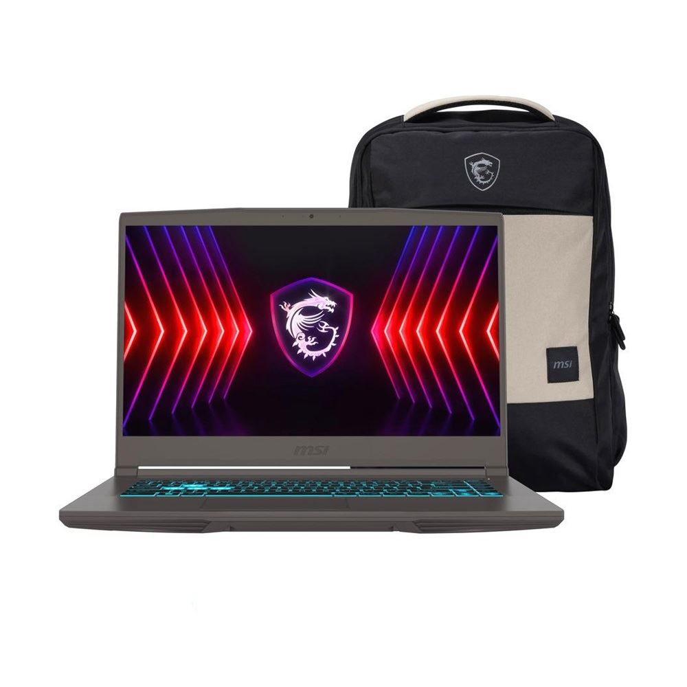 Laptop MSI Thin 15 B13UC - 3037XPE + mochila 15.6 " Intel Core i5 512GB SSD 16GB GeForce RTX3050 4GB GDDR6