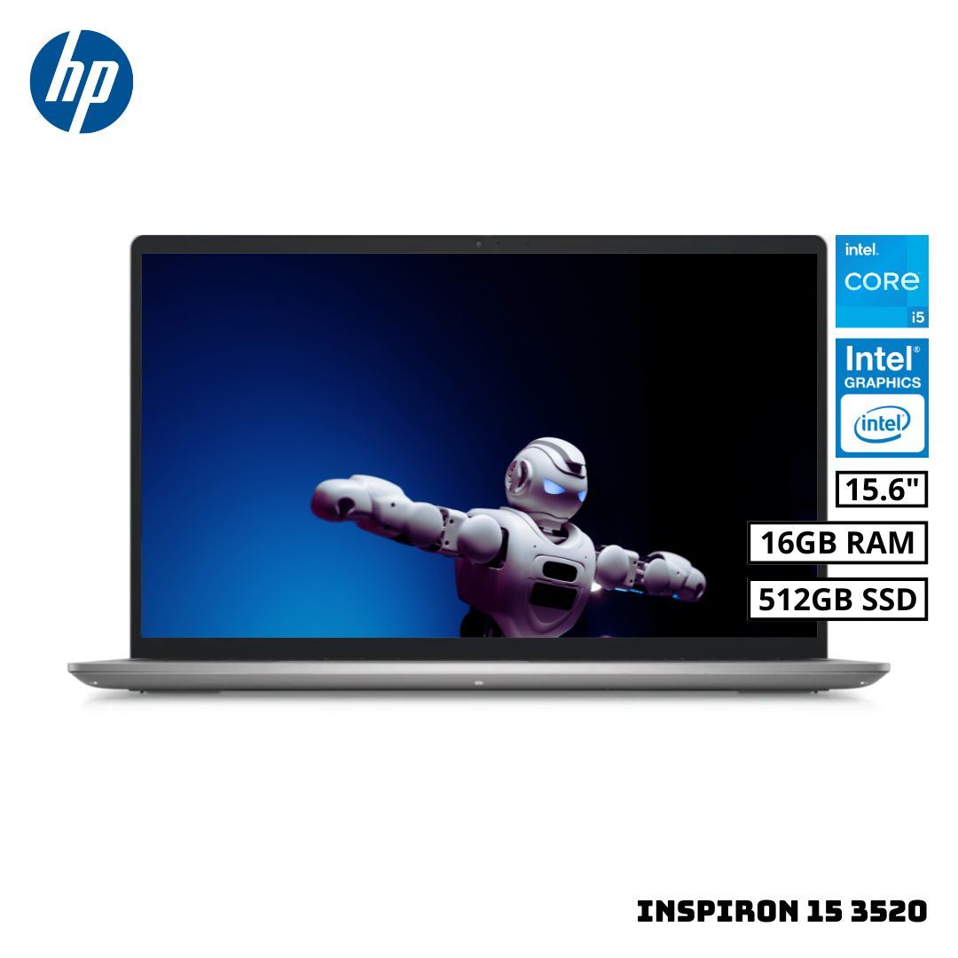 LAPTOP DELL INSPIRON 15 3530 G6P3X 15.6 FHD INTEL CORE i5-1334U 8GB RAM 512GB SSD