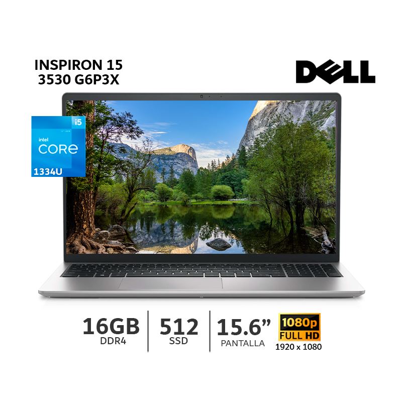 Dell Inspirion 15 3530 I5 1334U Ram 16Gb , Ssd 512Gb Pant. 15.6 Fhd Ubuntu 3 Celda