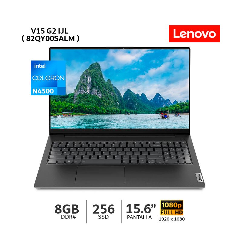 Lenovo V15 G2 IJL, 15.6" FHD TN, Celeron N4500 1.1/2.8GHz, 8GB DDR4 - 82QY00SALM