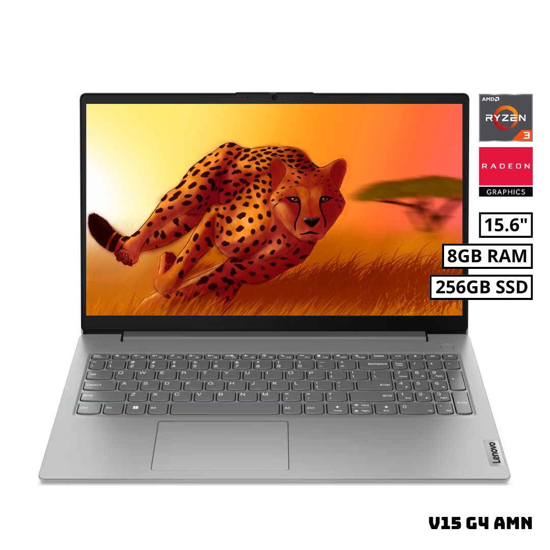 LAPTOP LENOVO V15 G4 AMN 15.6 FHD AMD RYZEN 3 7320U 8GB RAM 256GB SSD