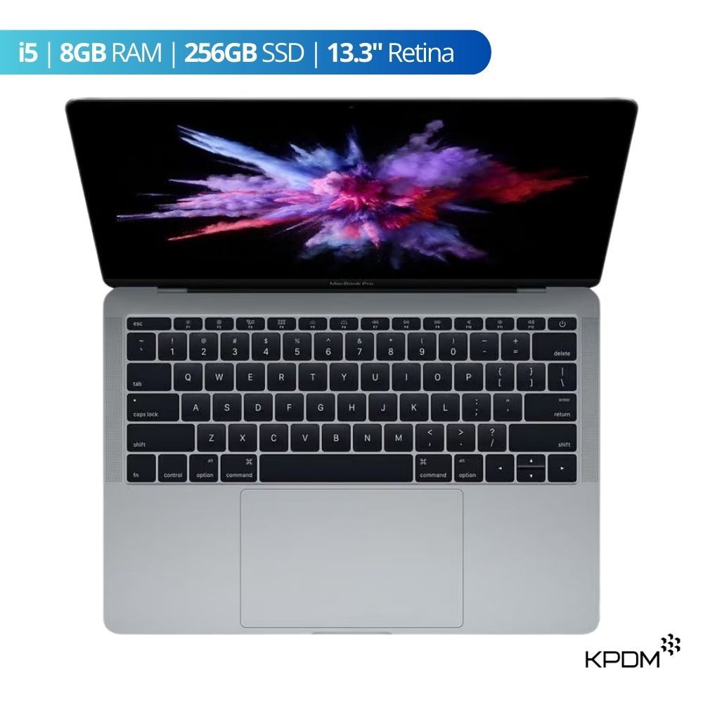 Laptop MacBook Pro 2017 i5 8GB 256GB 13.3" - Gris Espacial - Reacondicionado - Grado A