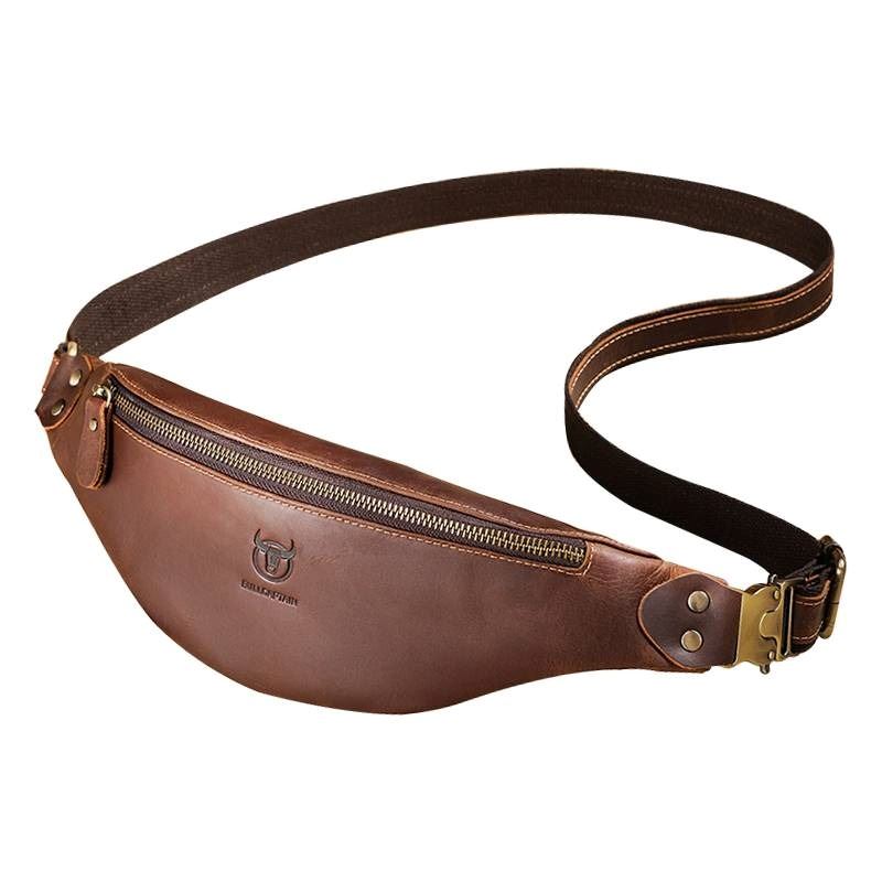 RIÑONERA DE CUERO GENUINO BULLCAPTAIN YB025