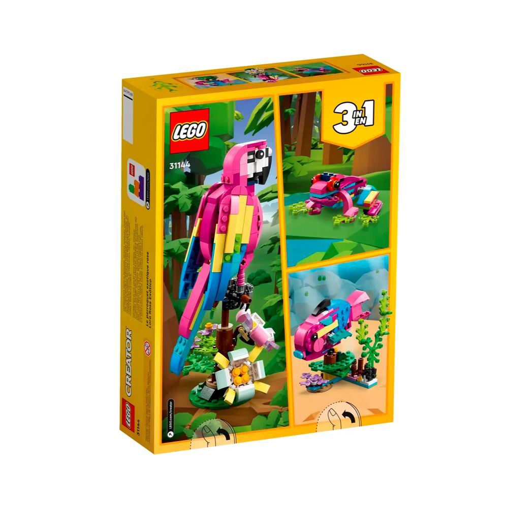 LEGO Creator 3 in 1 Exotic Pink Parrot 31144