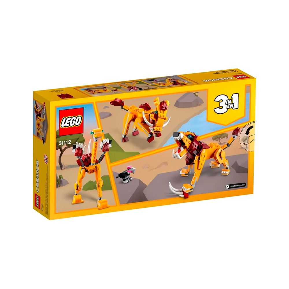 LEGO Creator 3in1 Wild Lion 31112