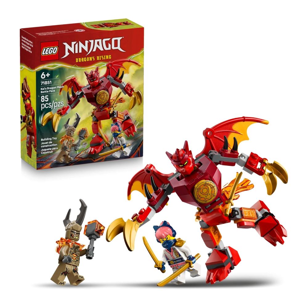 LEGO NINJAGO Kais Dragon Mech Battle Pack 71851