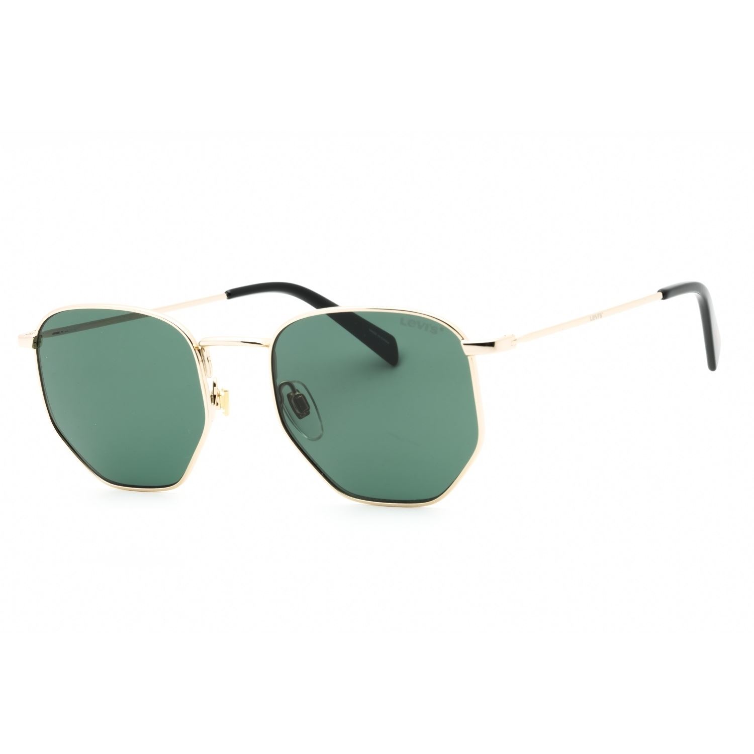 LENTES DE SOL LEVIS UV400 UNISEX LV 1004/S 0J5G LUNA GREEN ESTILO HEXAGONAL