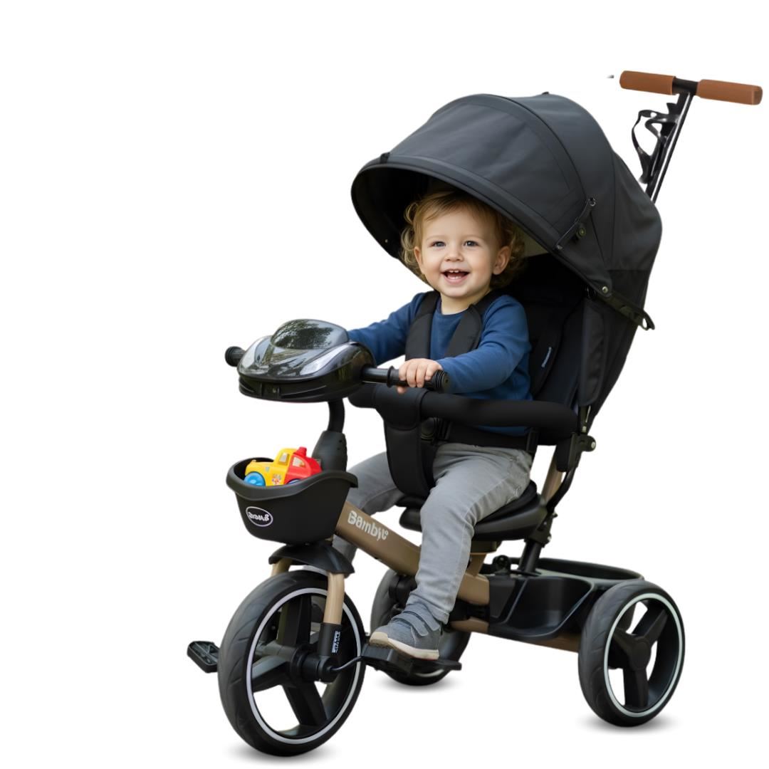 Triciclo Guiador para Niños «LIGEND SUPRA » Edición Limitada Black