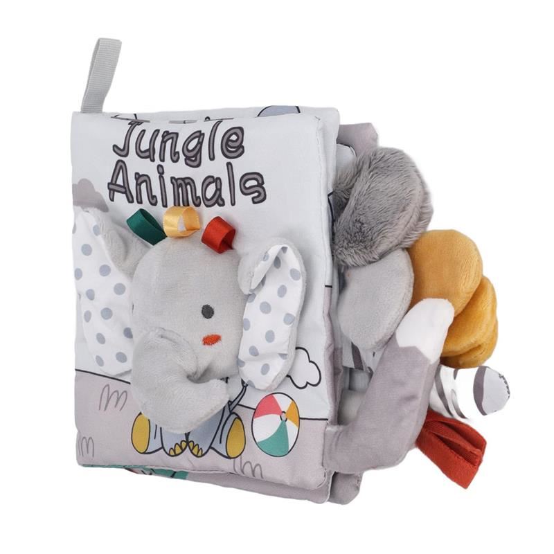 Libro de Tela con Texturas Estimulación Sensorial Elefante