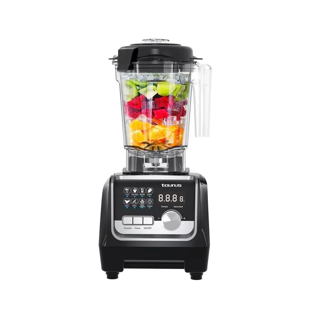Licuadora Profesional de 2 Lts con 8 Funciones Tarus Elite