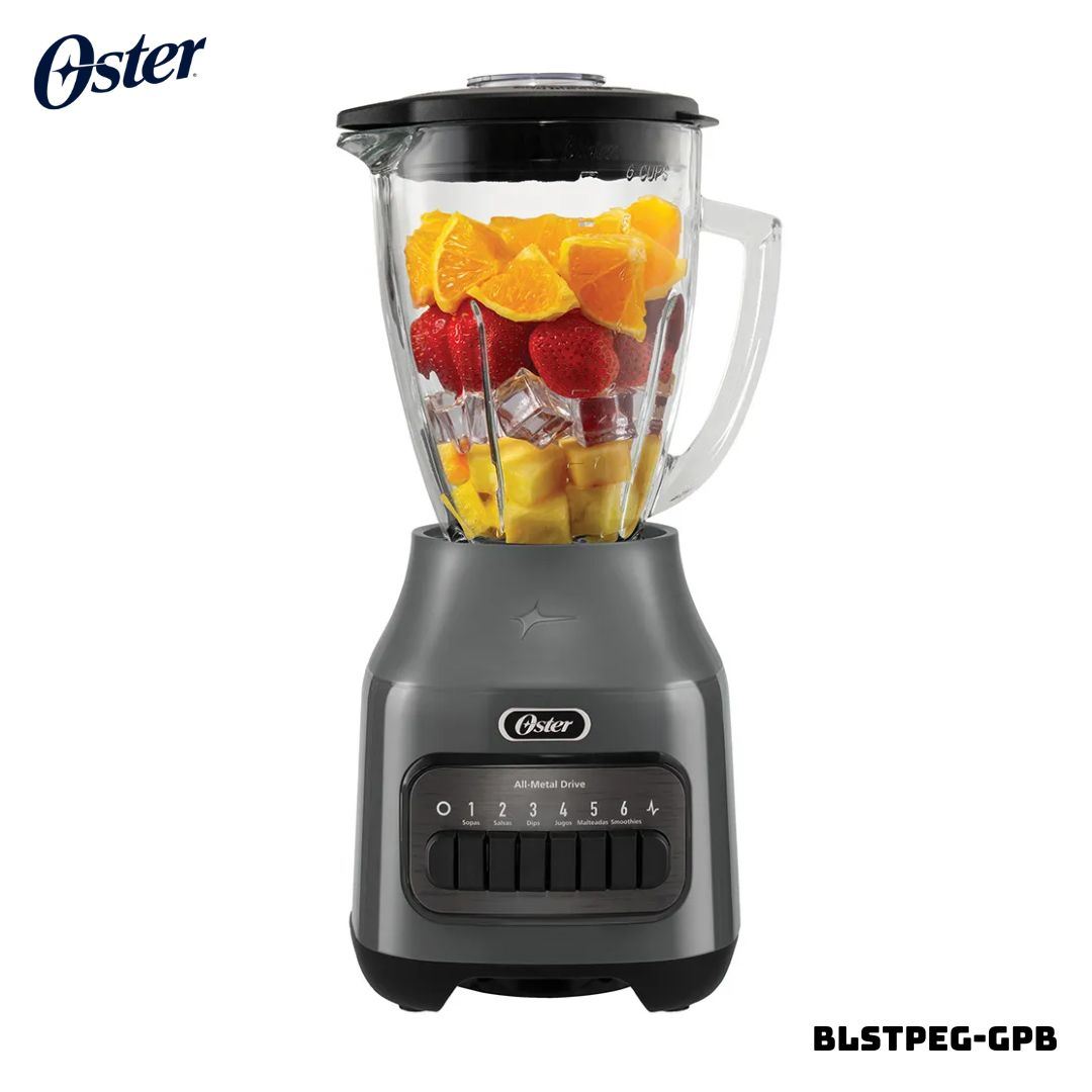 LICUADORA OSTER 6 VELOCIDADES 800W GRIS - BLSTPEG-GPB