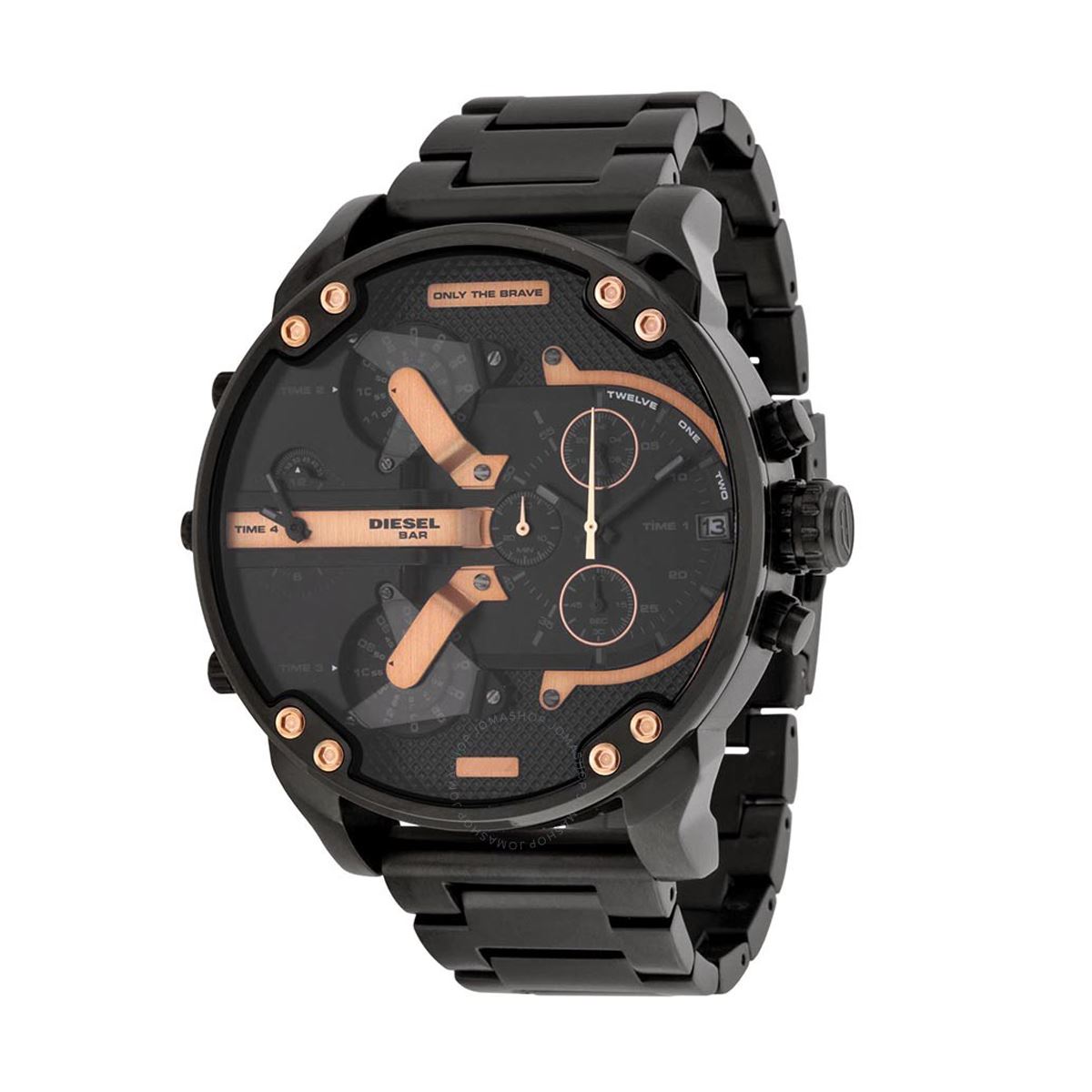 Reloj Diesel Dz7312 Mr. Daddy Black Genuino para Caballero