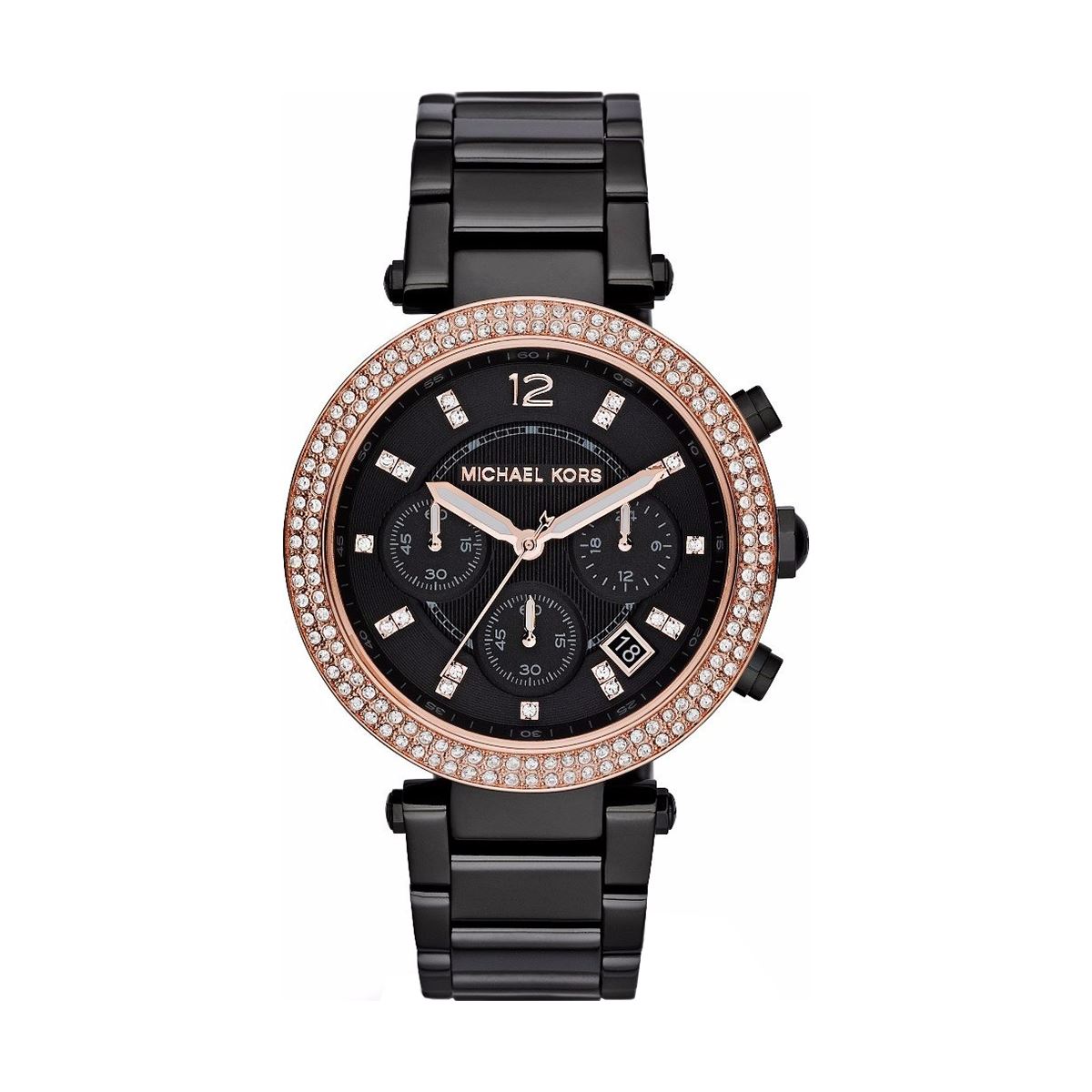 Reloj Michael Kors Mk5885 Black Genuino para Dama