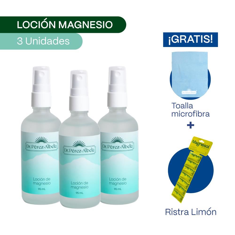 PACK 03 LOCIÓN DE MAGNESIO X 95ML