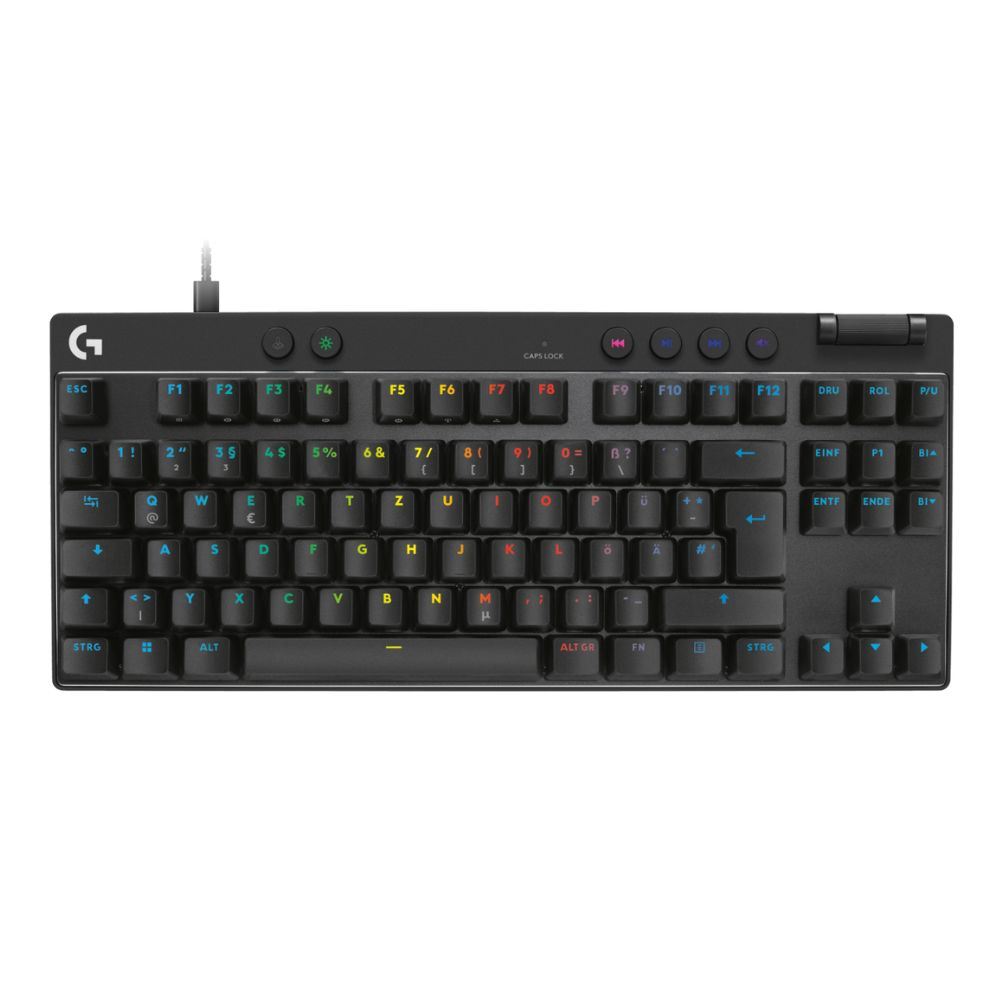 Logitech G - Teclado Pro X TKL Rapid RGB Raíd Magnetic Analog - Negro