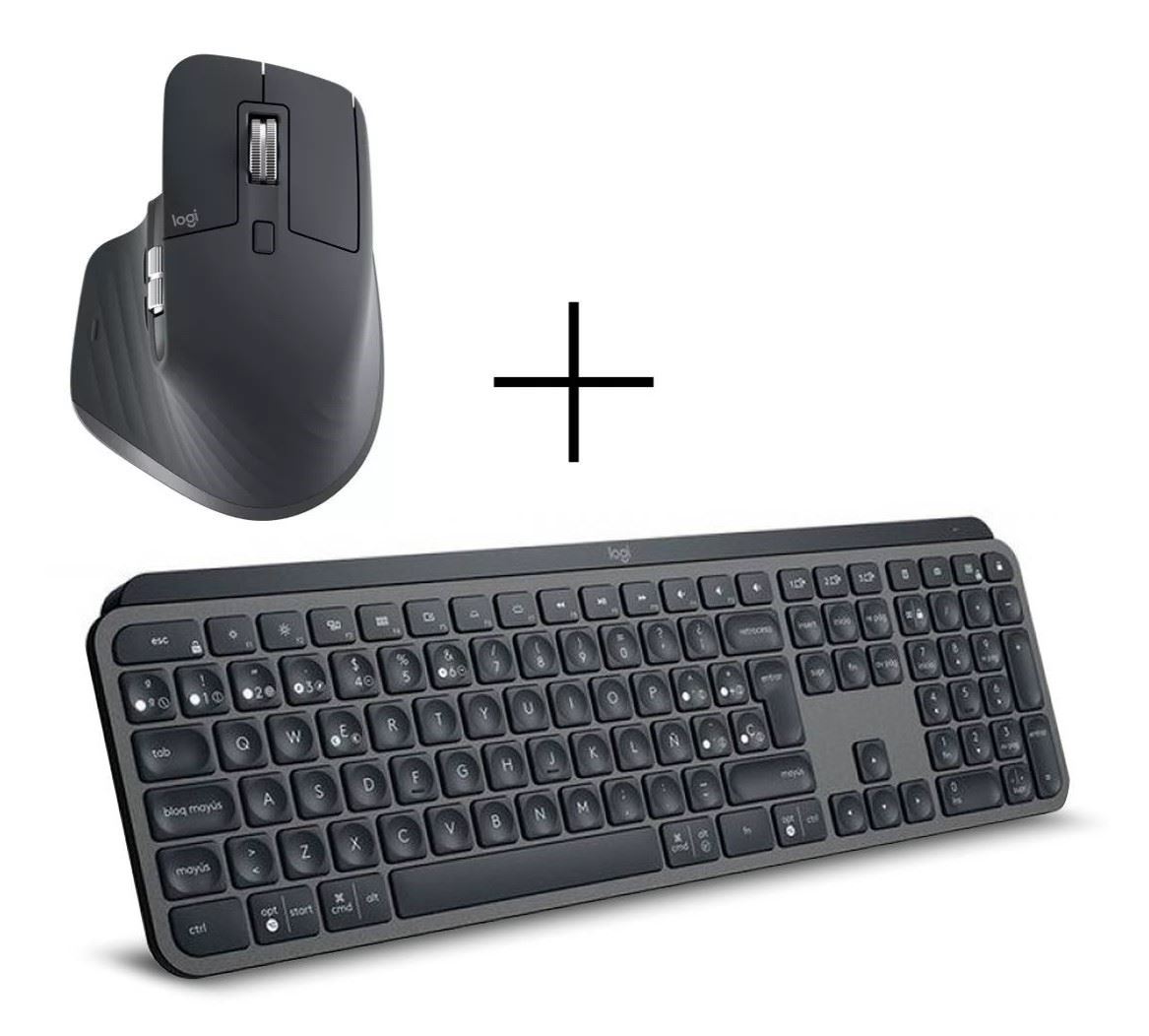 Combo Teclado MX Keys S Mouse MX Master 3s Wireless