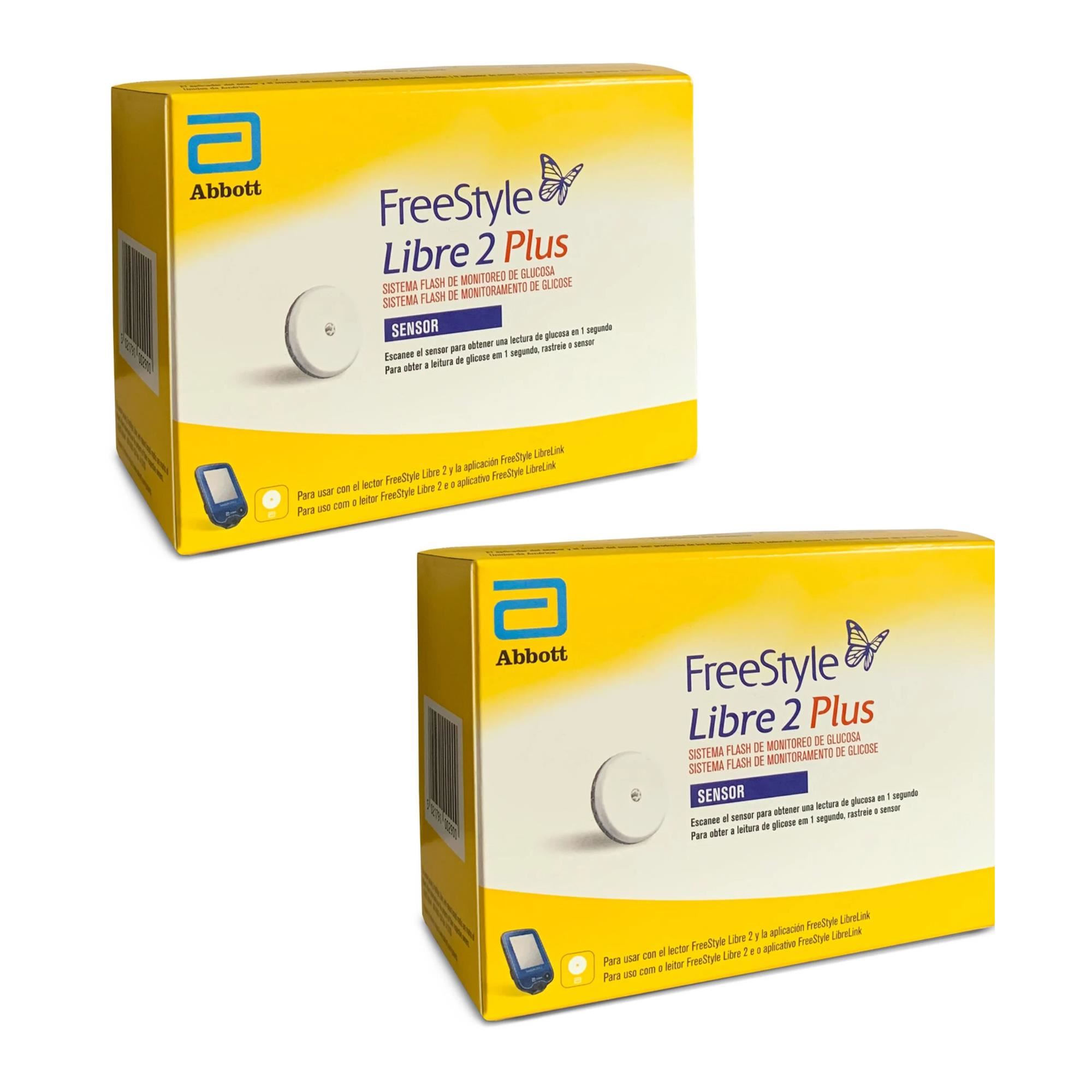 Pack x2 FREESTYLE 2 PLUS SENSOR DE GLUCOSA