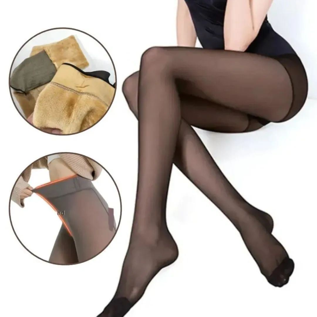 Panty calentador efecto piel fajero con efecto push up