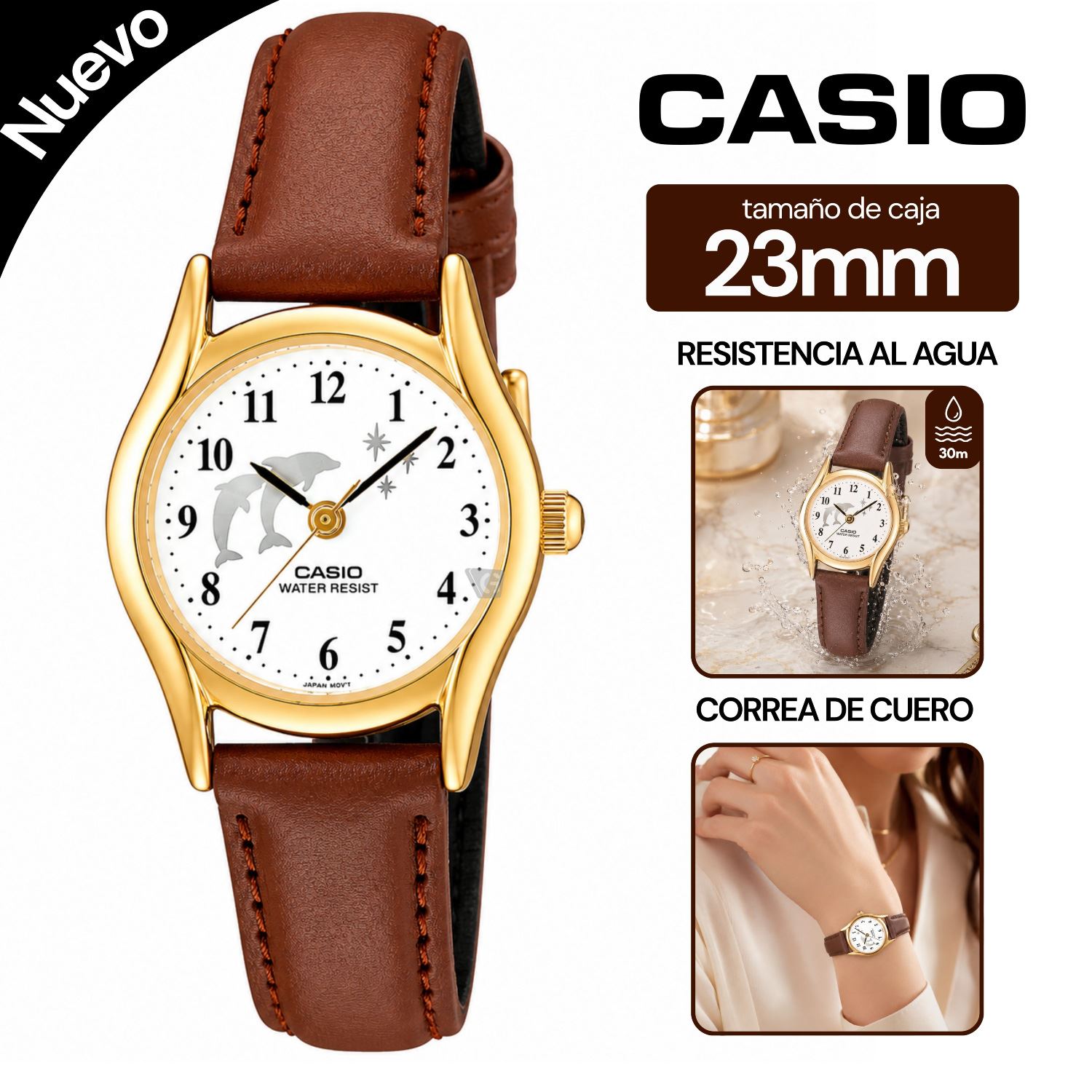 Reloj Casio Para Mujer LTP-1094Q-7B9R