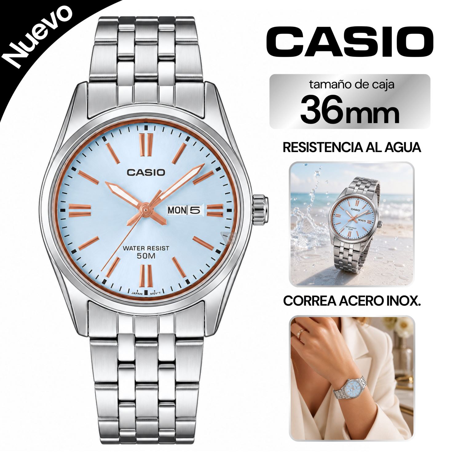 Reloj Casio Para Mujer LTP-1335D-2AV