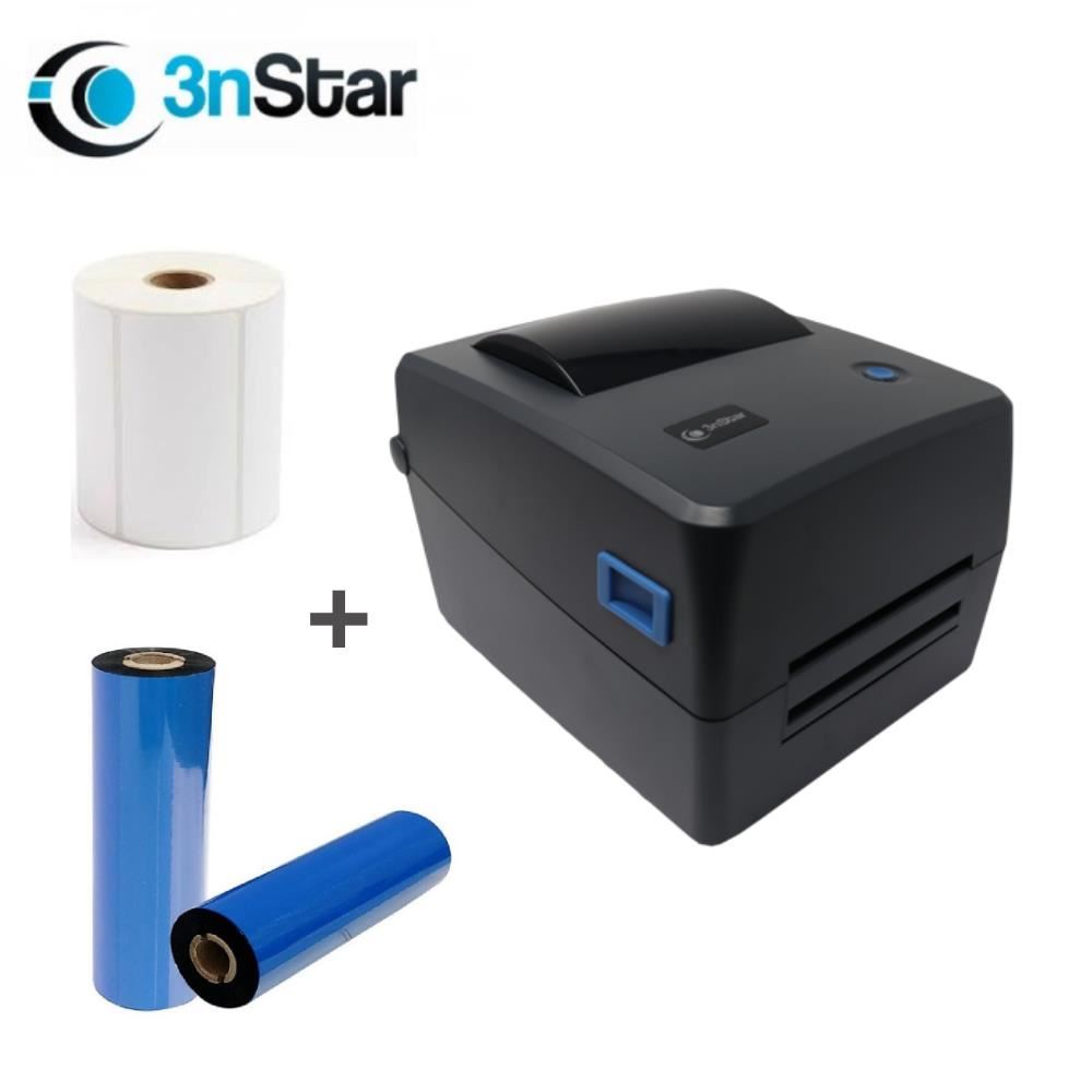 Impresora 3NSTAR LTT214 de Etiquetas Térmicas 4'' 203 DPI USB