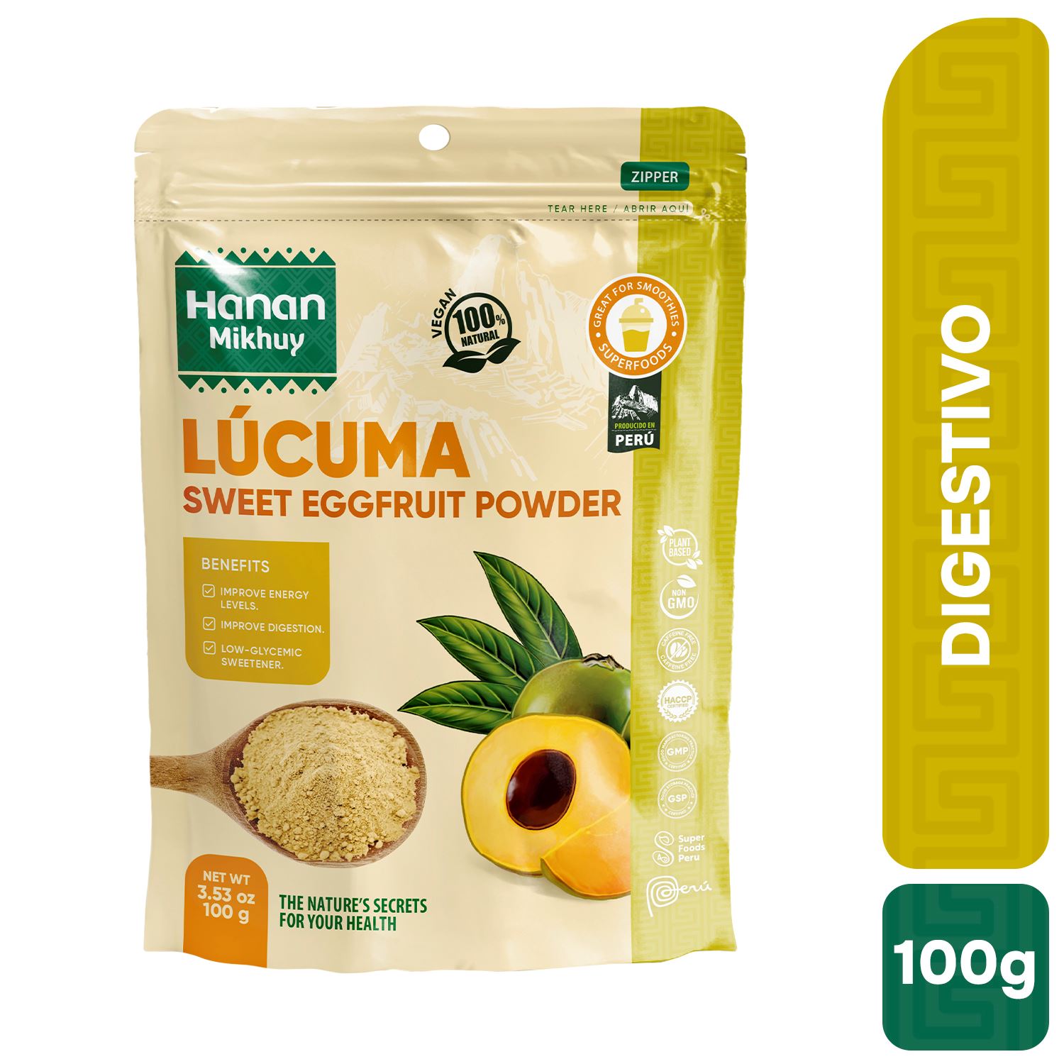 Lúcuma en Polvo Hanan 100g