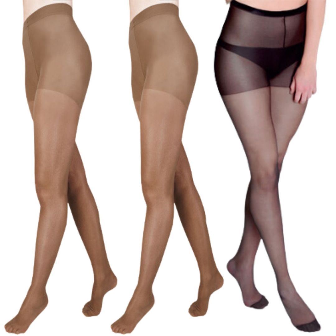 Pack 2 Panti, Panty Pantimedias Semi Transparente
