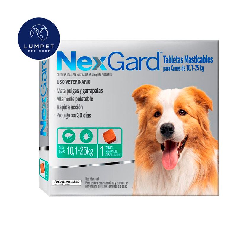 Nexgard 10,1 - 25 kg 68 mg X1 Tableta