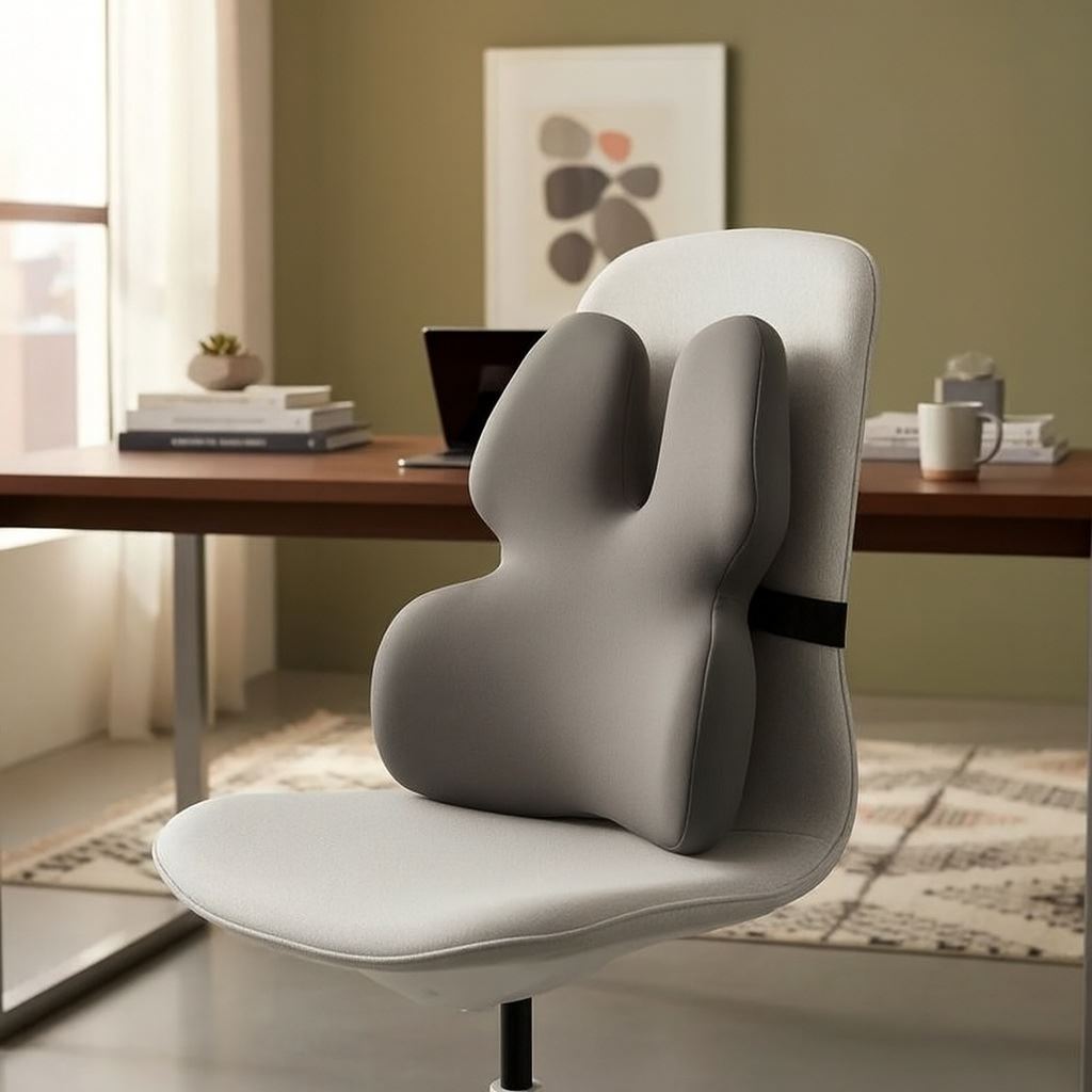 Cojin Ortopédico Lumbar espalda de espuma viscoelástica con funda lavable BC-066